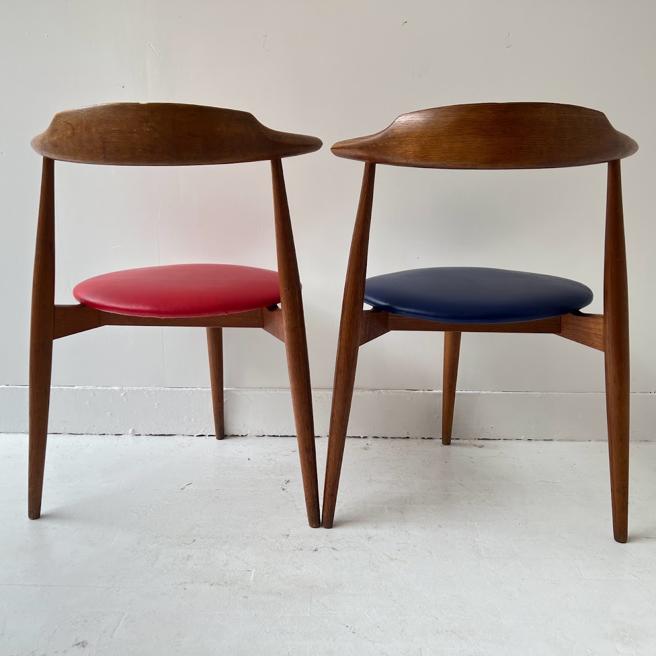 Hans Wegner for Fritz Hansen Heart Chair Set of Four