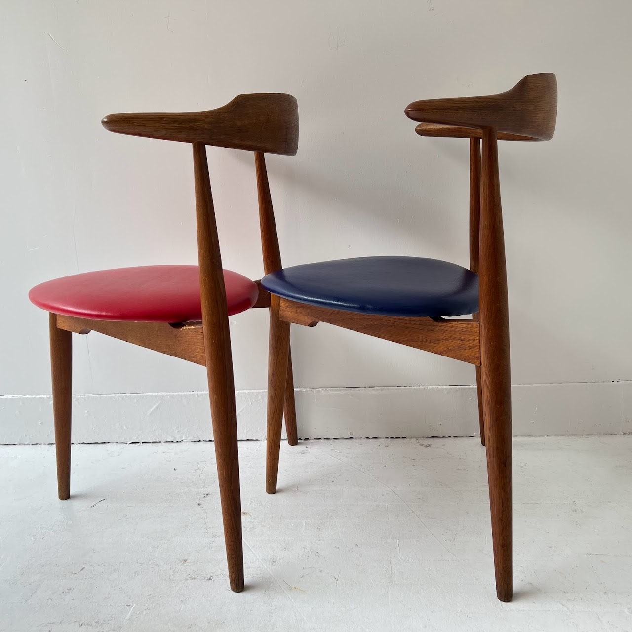 Hans Wegner for Fritz Hansen Heart Chair Set of Four