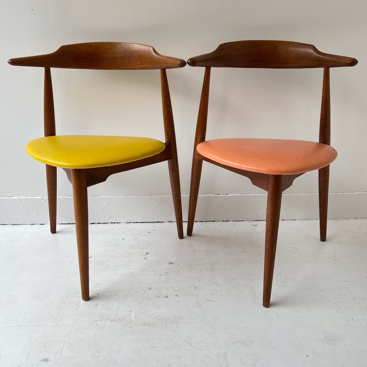 Hans Wegner for Fritz Hansen Heart Chair Set of Four