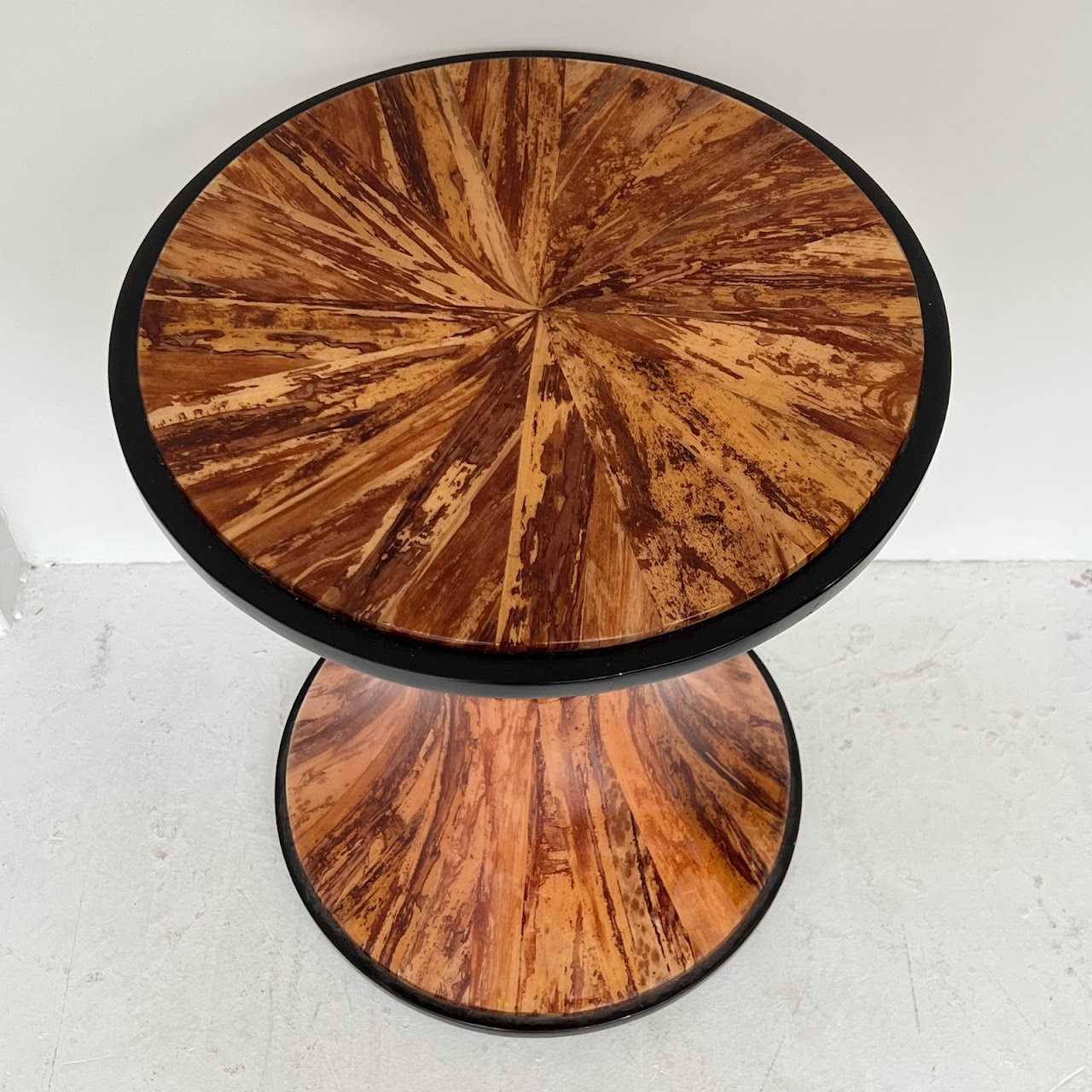 Boracay Banana Bark Round Accent Table