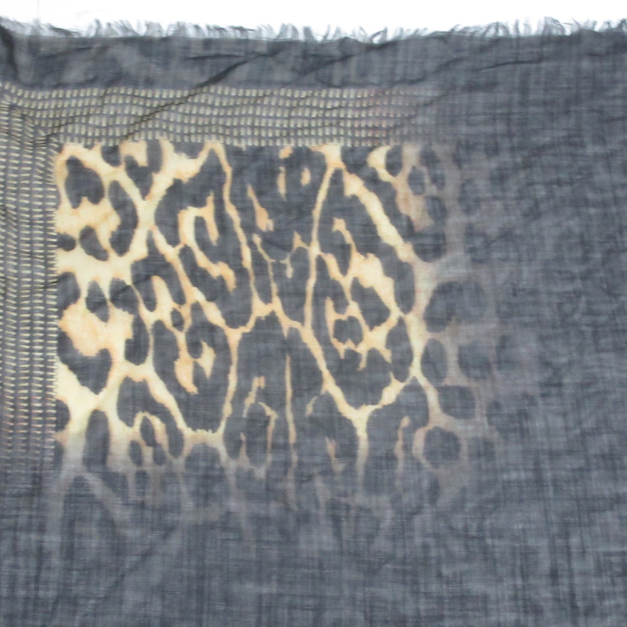 Givenchy Animal Print Scarf