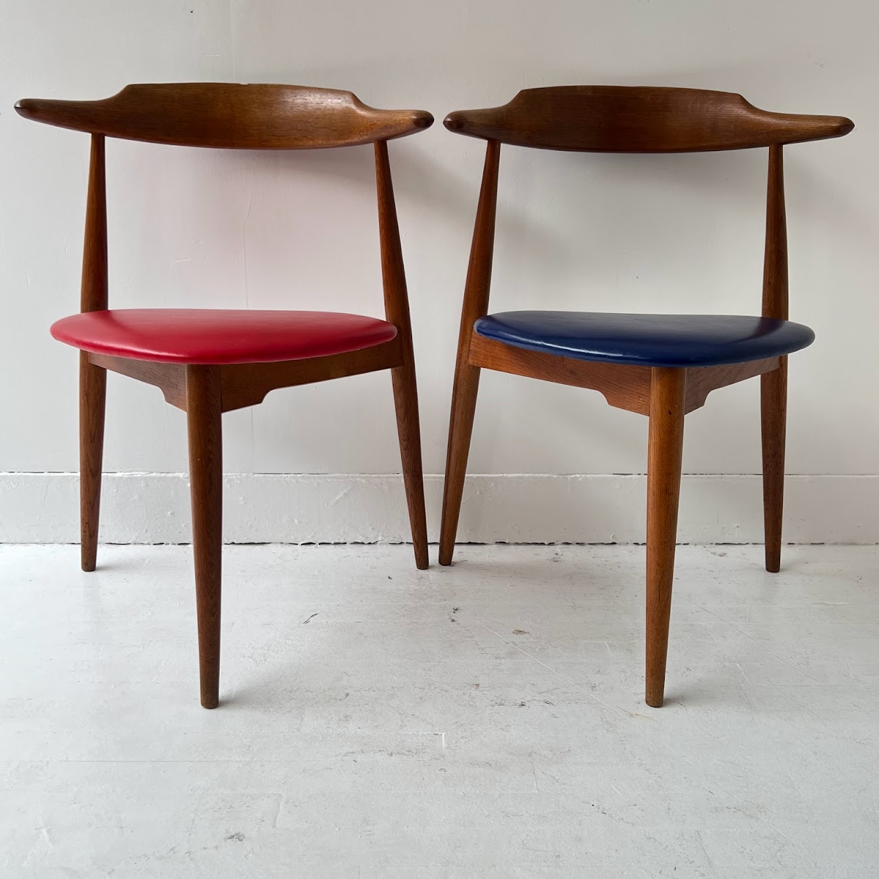 Hans Wegner for Fritz Hansen Heart Chair Set of Four