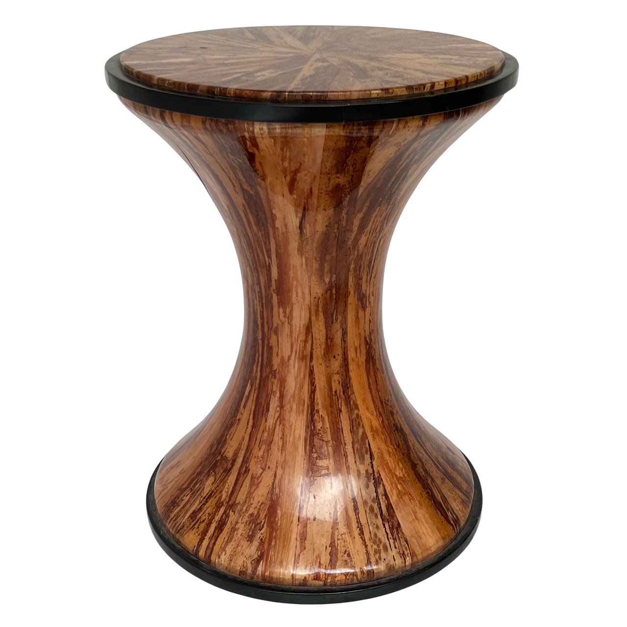 Boracay Banana Bark Round Accent Table