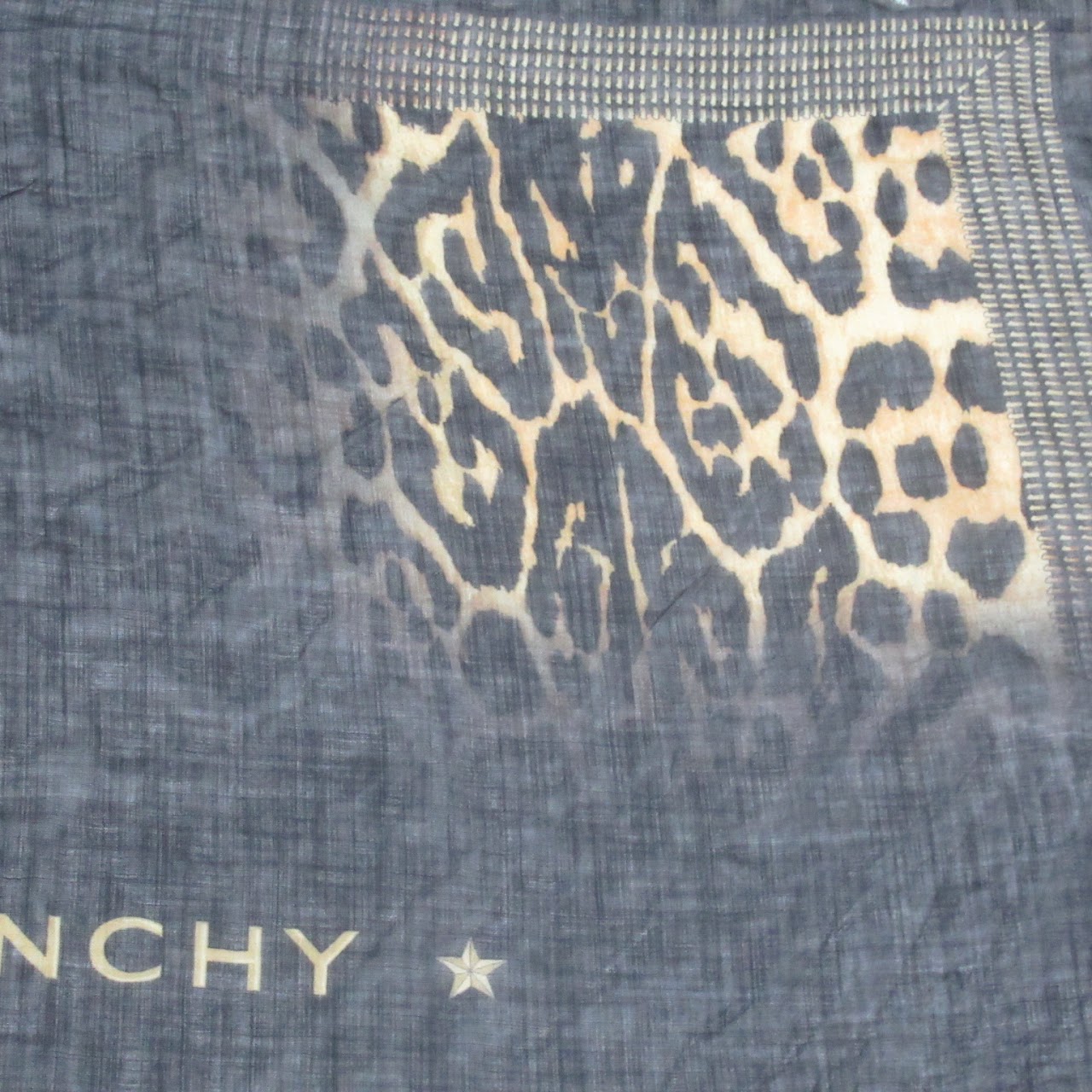 Givenchy Animal Print Scarf