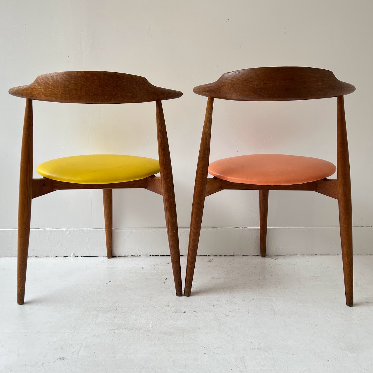 Hans Wegner for Fritz Hansen Heart Chair Set of Four