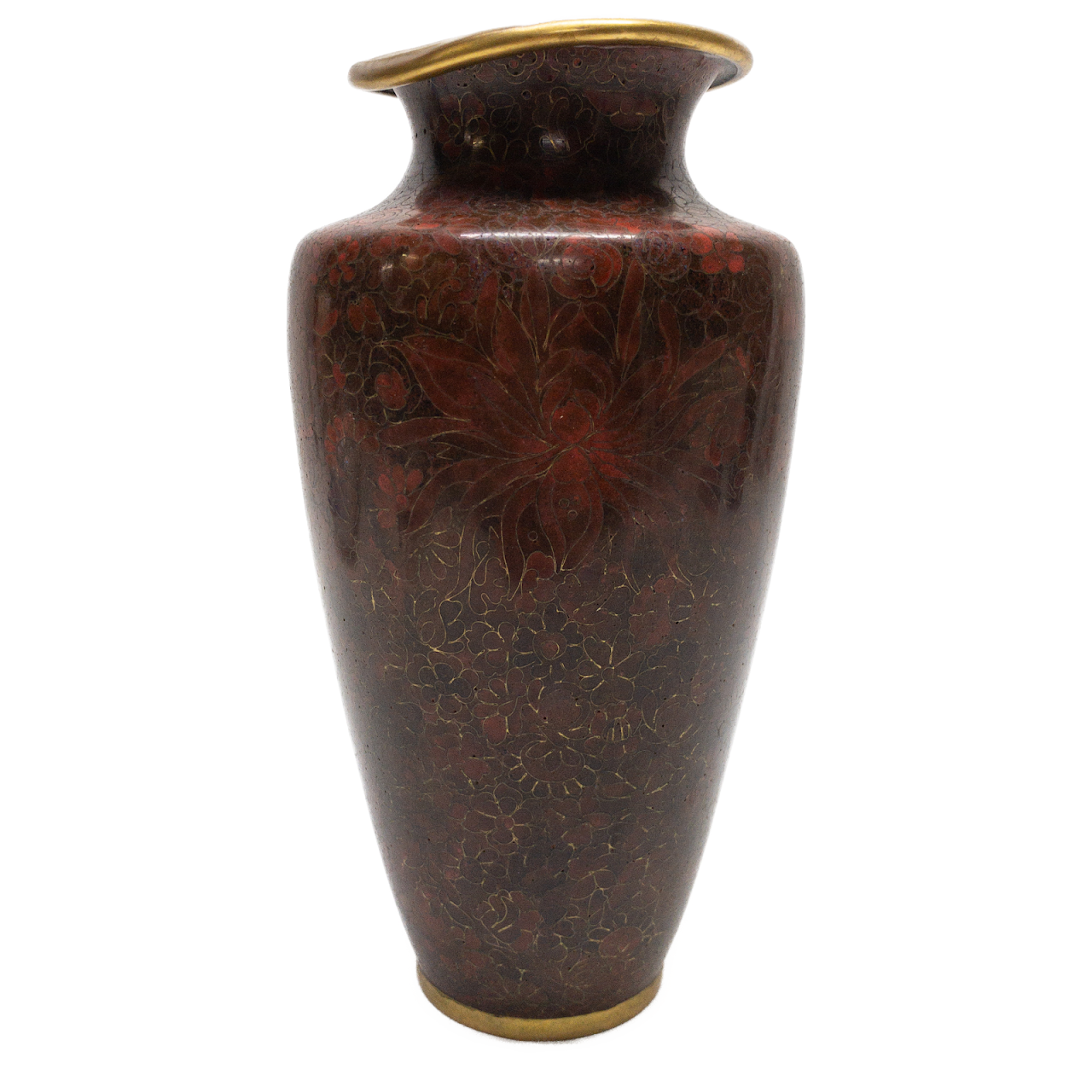 Cloisonné Floral Vase