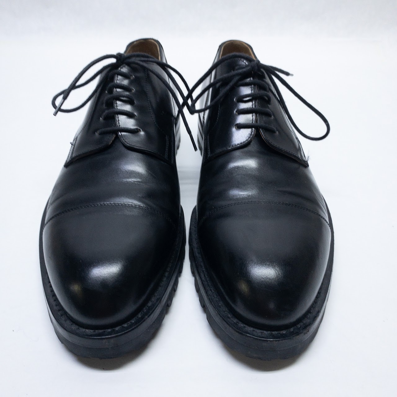 Dries Van Noten Lug Sole Cap Toe Oxfords