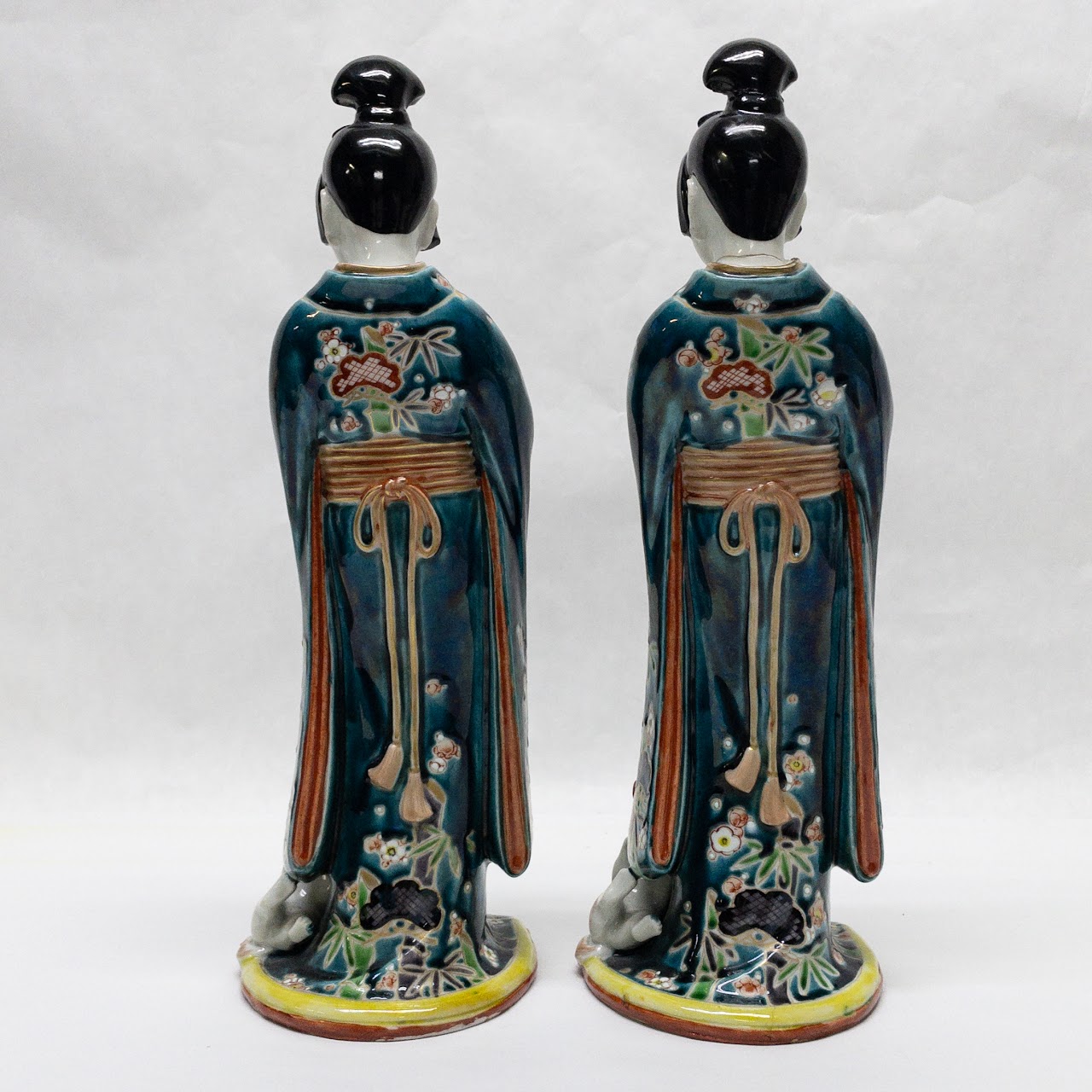 Japanese Porcelain Geisha Pair