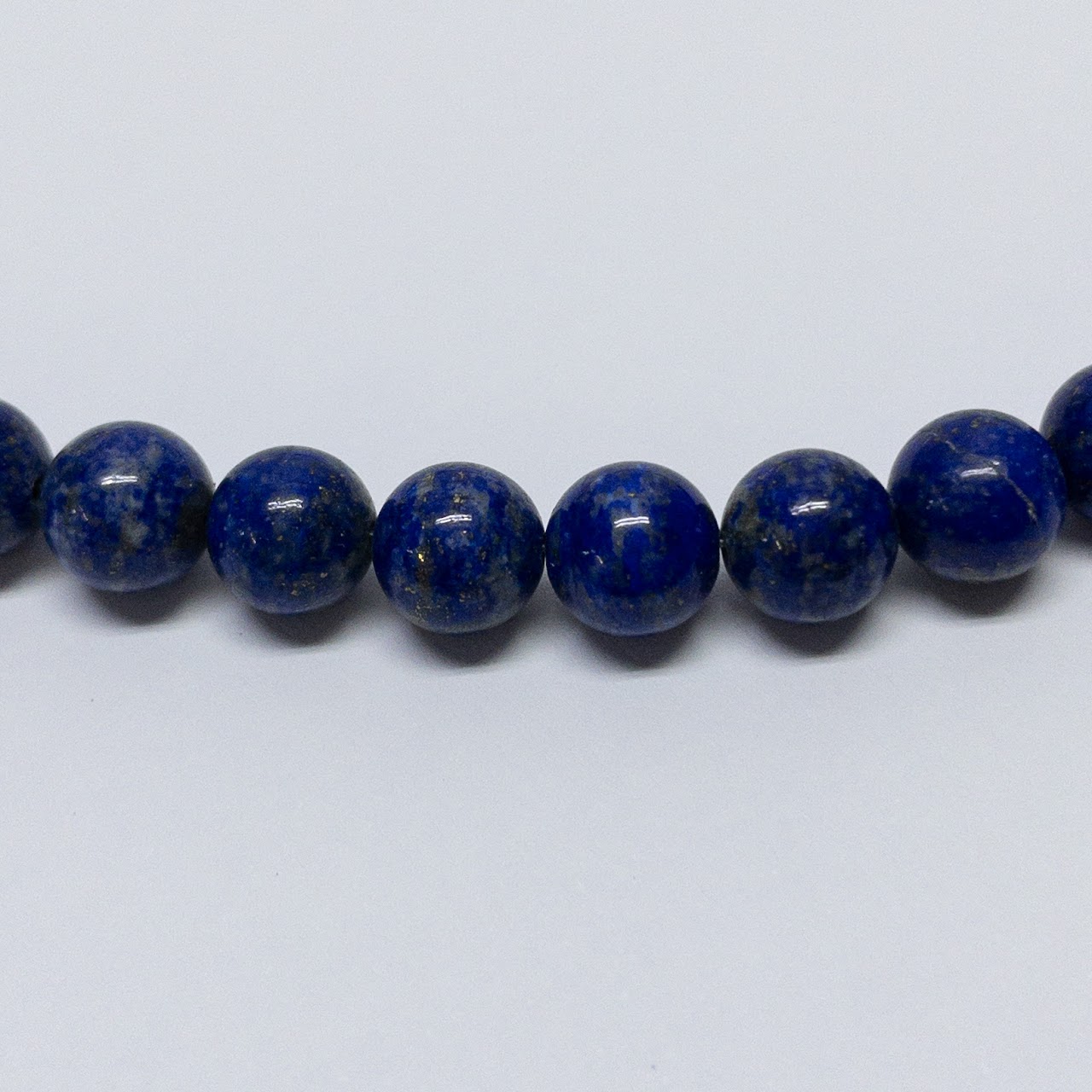 Sterling Silver & Lapis Lazuli Beaded Necklace