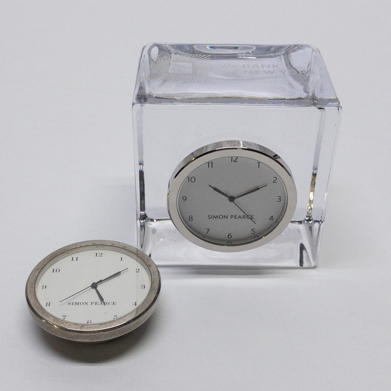 Simon Pearce Woodbury Desk Clock