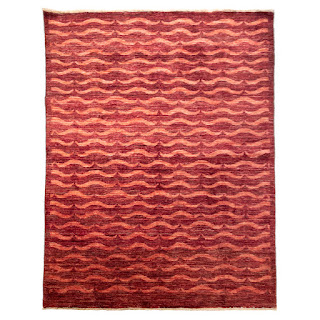 Hand-Knotted Wool Manhattan Rugs Contemporary Wave Area Rug