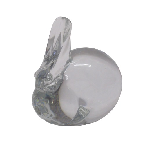 Steuben Crystal Large Rabbit Sculpture