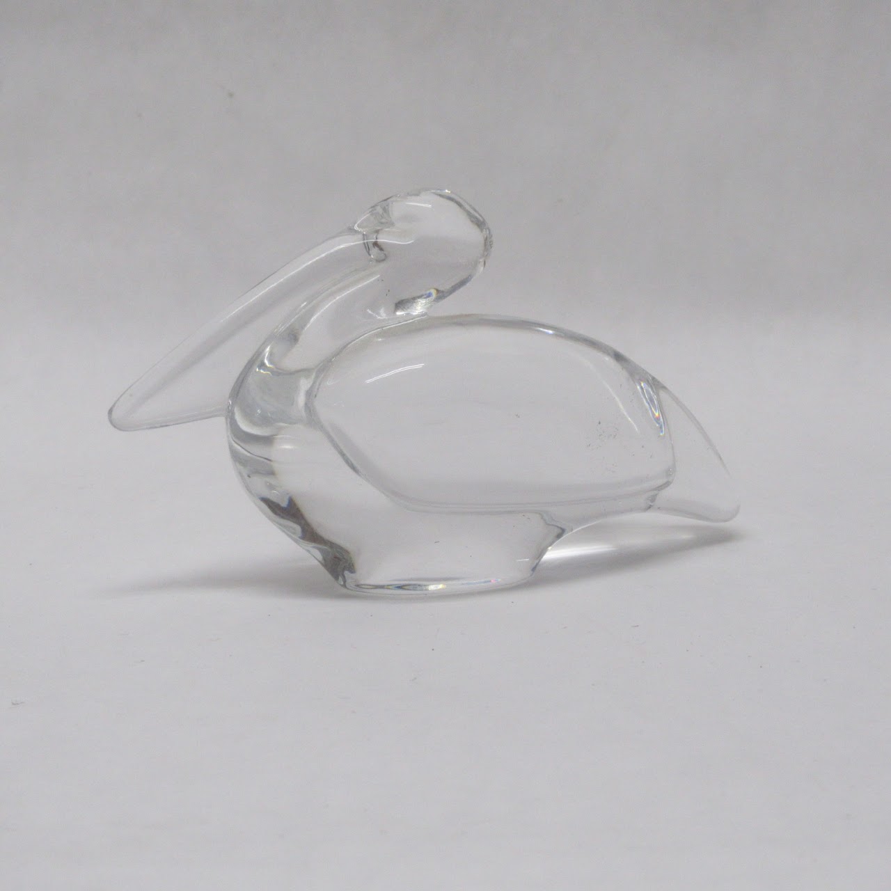 Baccarat Crystal Pelican Paperweight