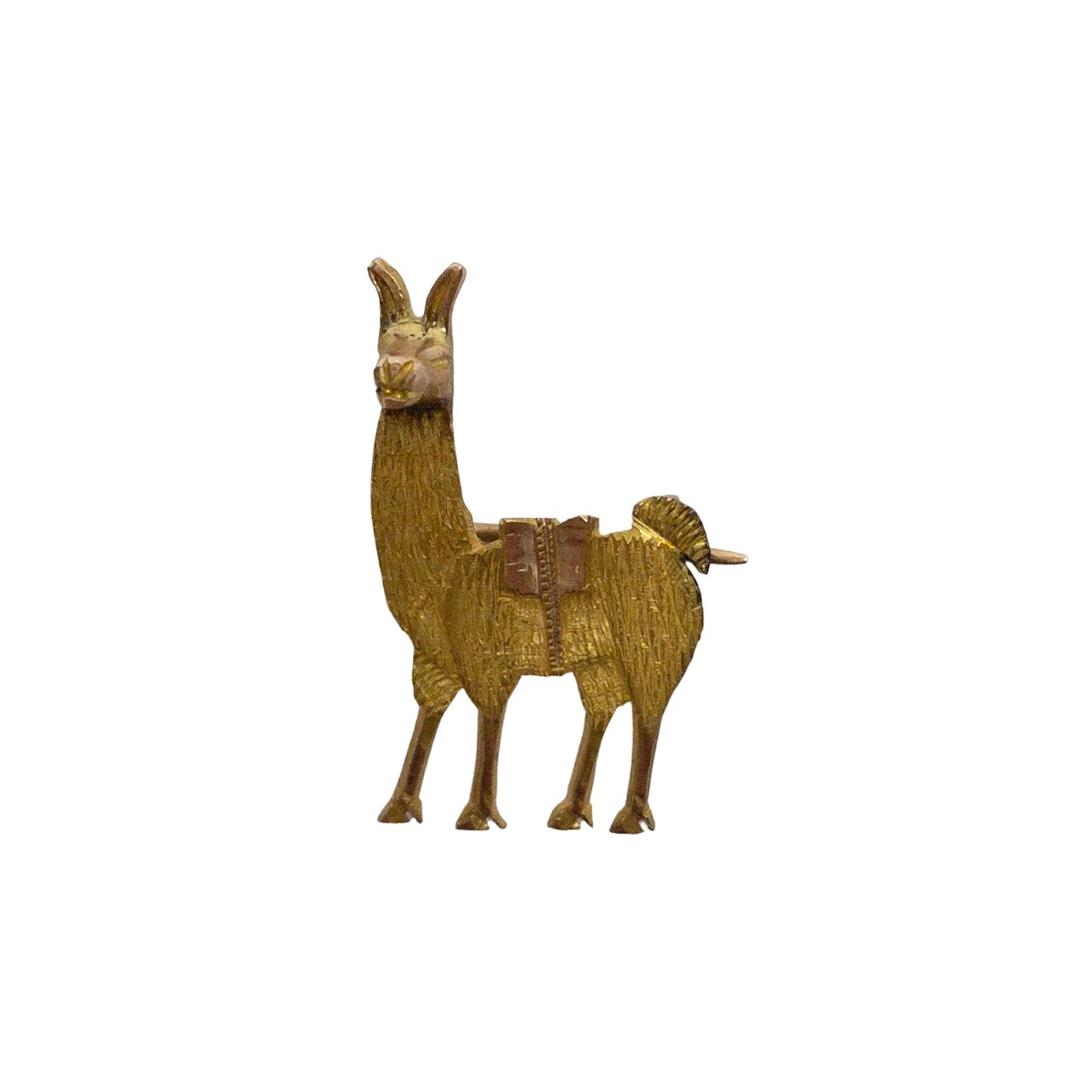 18K Gold Llama Pin