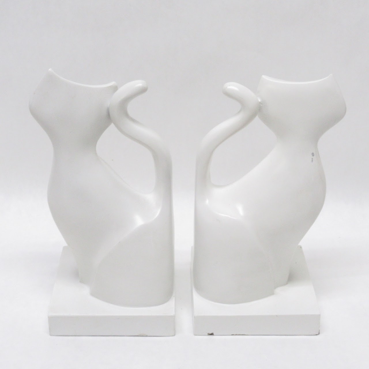 Jonathan Adler Dramatic Cat Bookend Pair