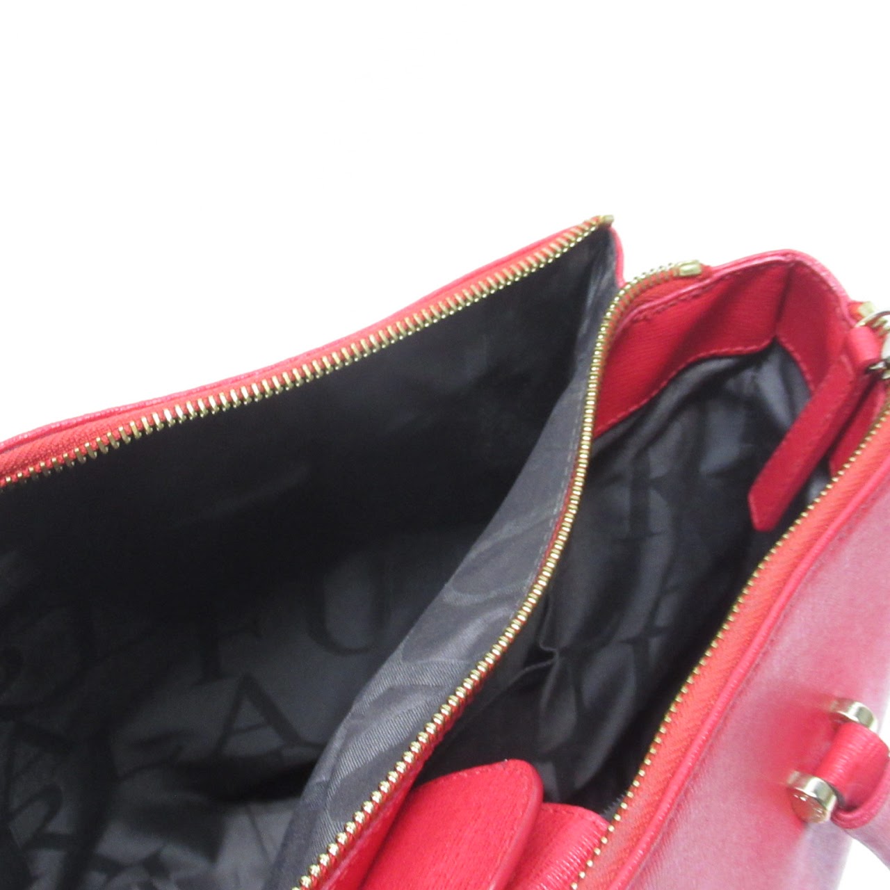 Furla Red Saffiano Satchel