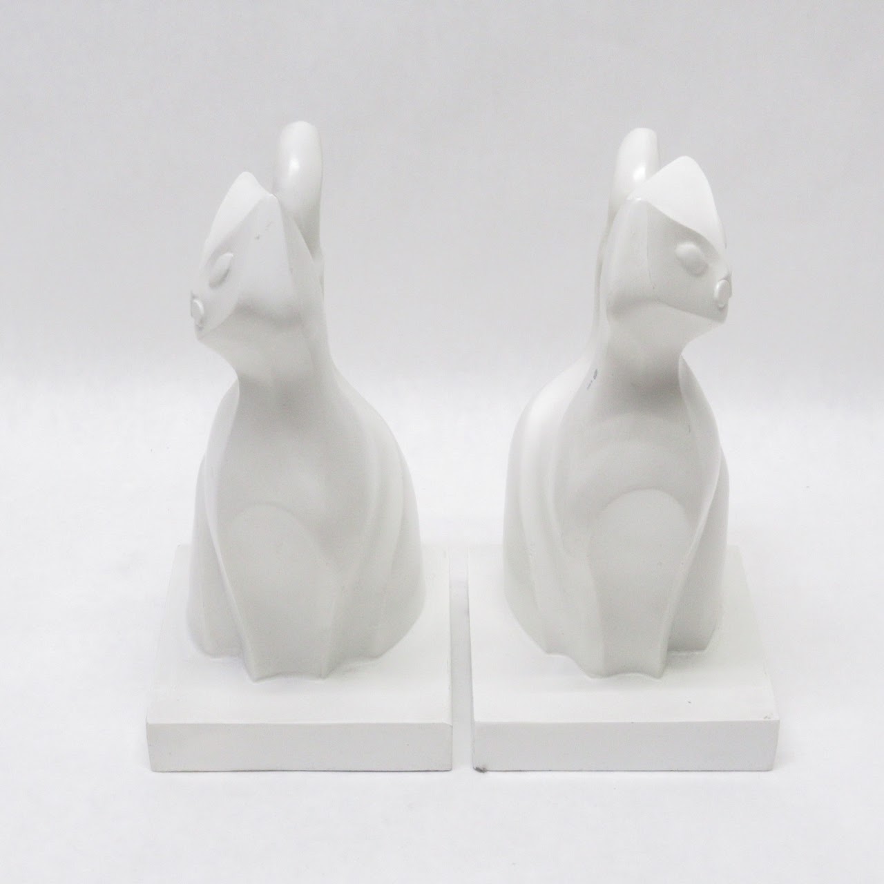 Jonathan Adler Dramatic Cat Bookend Pair