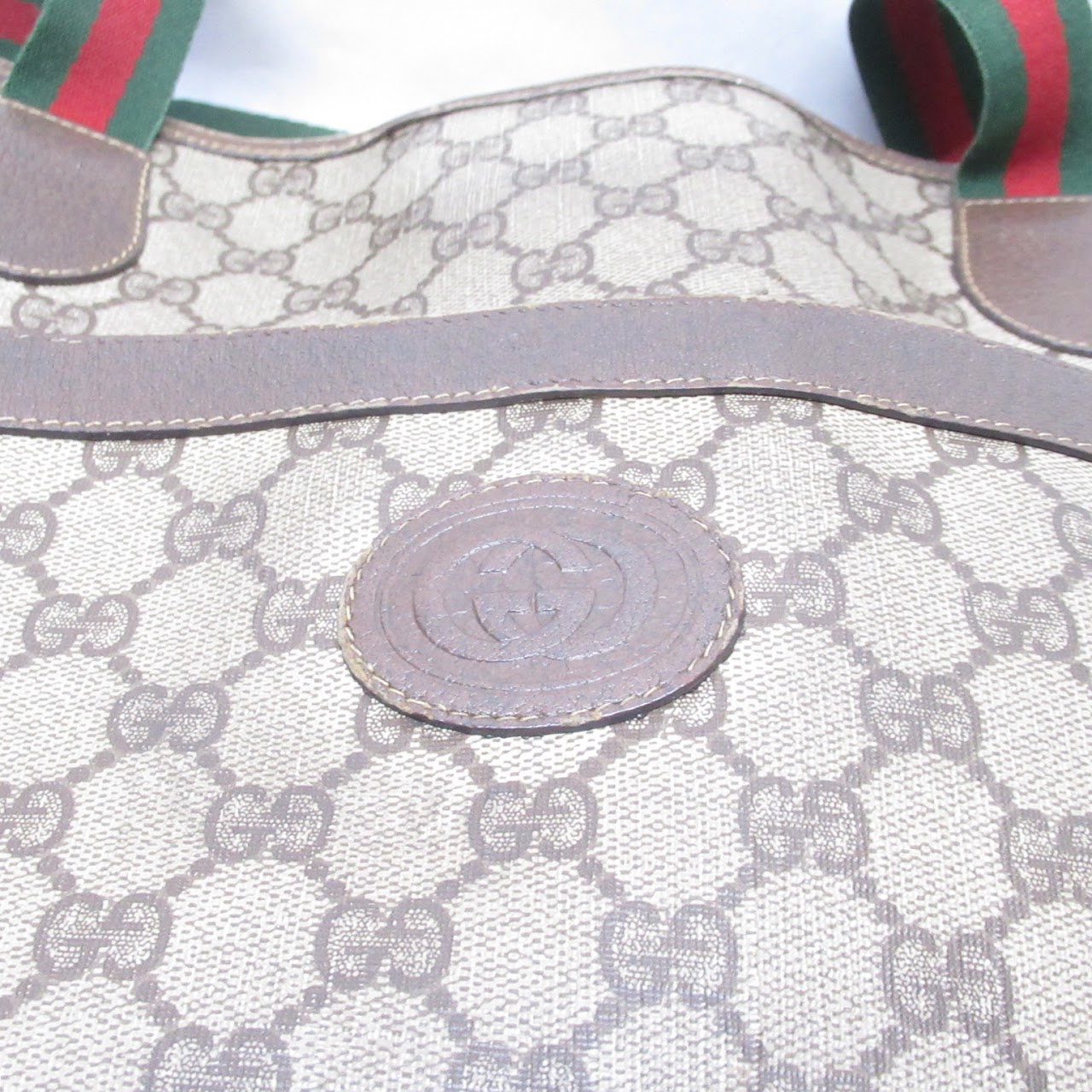 Gucci Coated Canvas Tote Bag