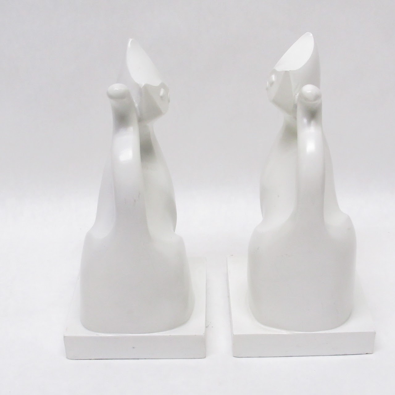 Jonathan Adler Dramatic Cat Bookend Pair