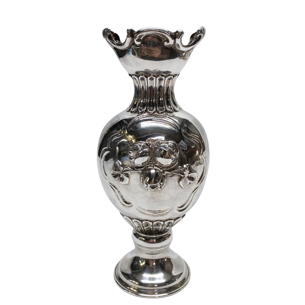 .999 Israeli Silver Vase