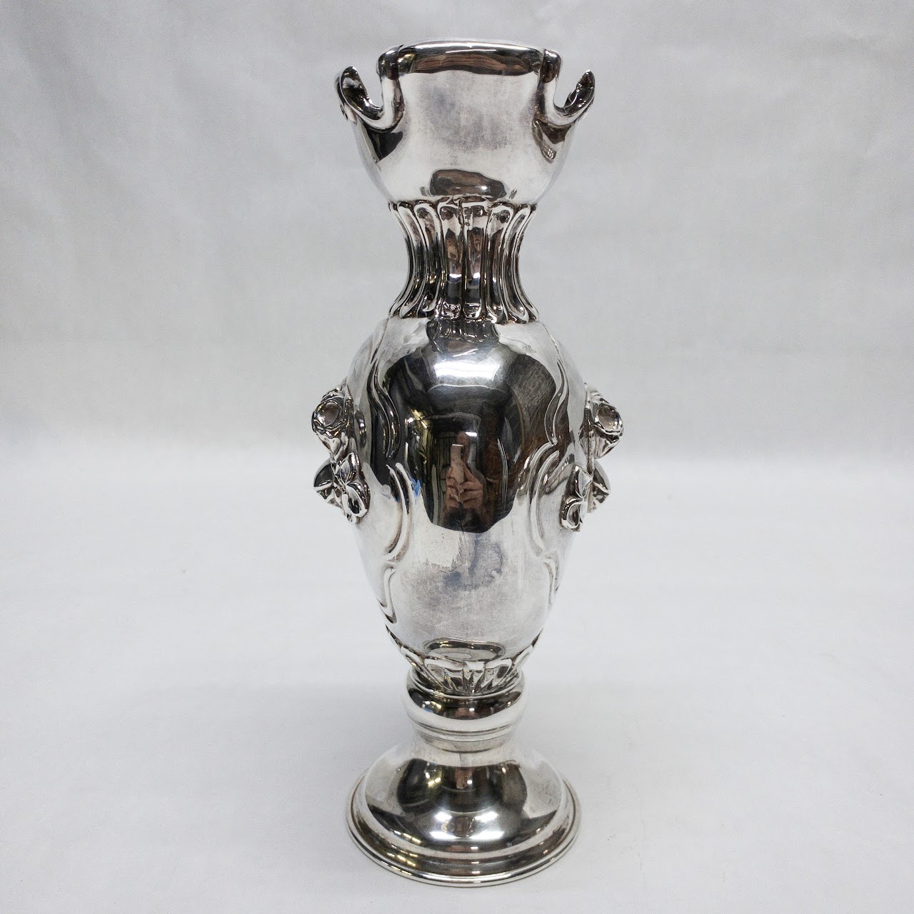 .999 Israeli Silver Vase