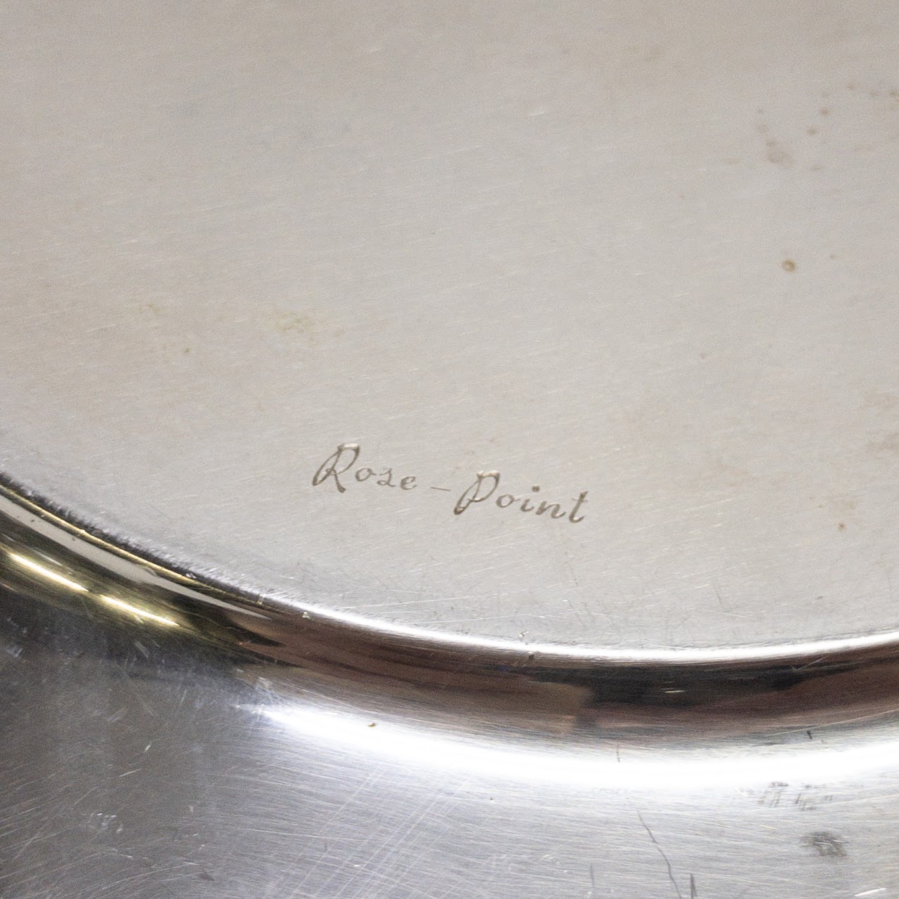 Sterling Silver Large Charger Plate