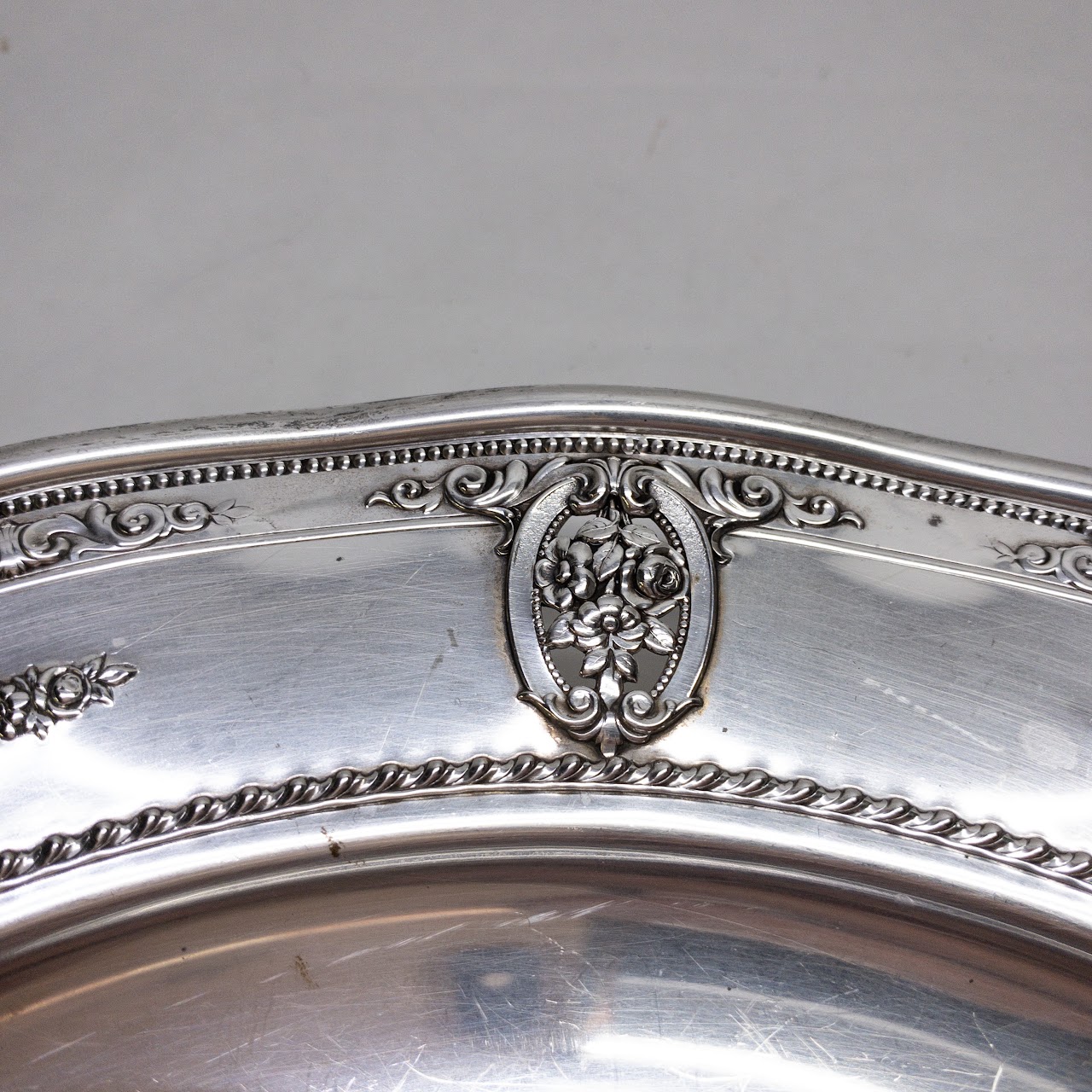 Sterling Silver Large Charger Plate