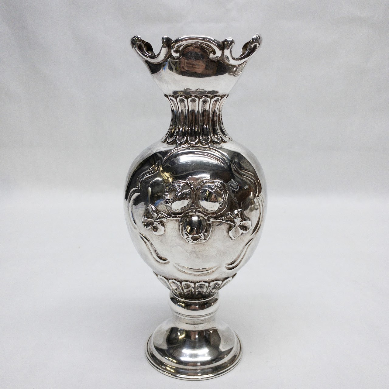 .999 Israeli Silver Vase