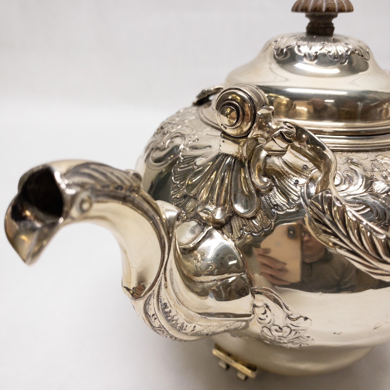 Sterling Silver Highly Decorated Teapot