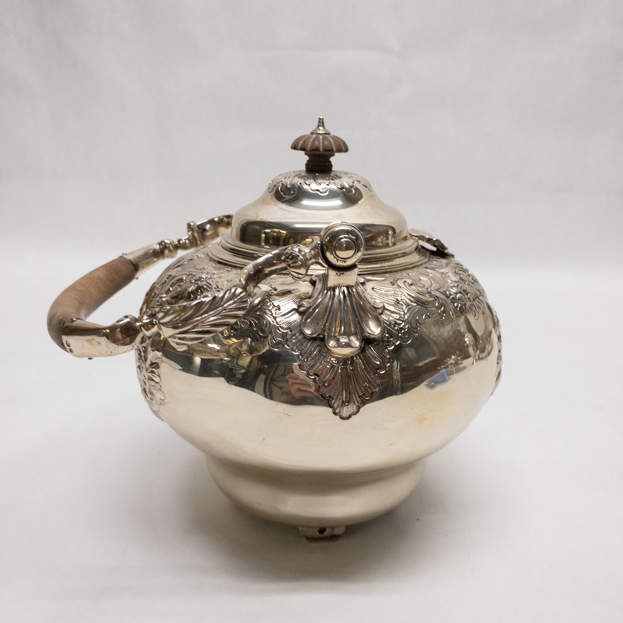 Sterling Silver Highly Decorated Teapot