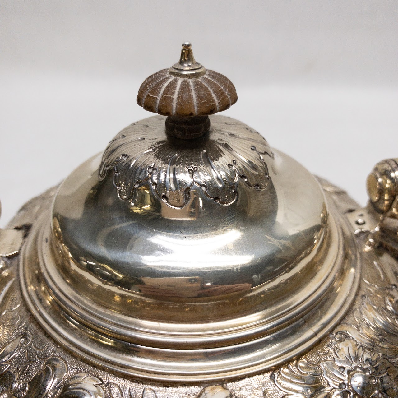 Sterling Silver Highly Decorated Teapot