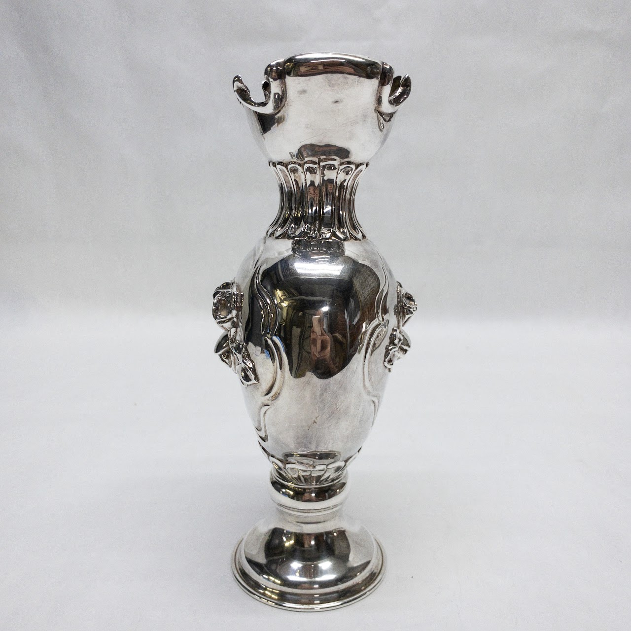 .999 Israeli Silver Vase