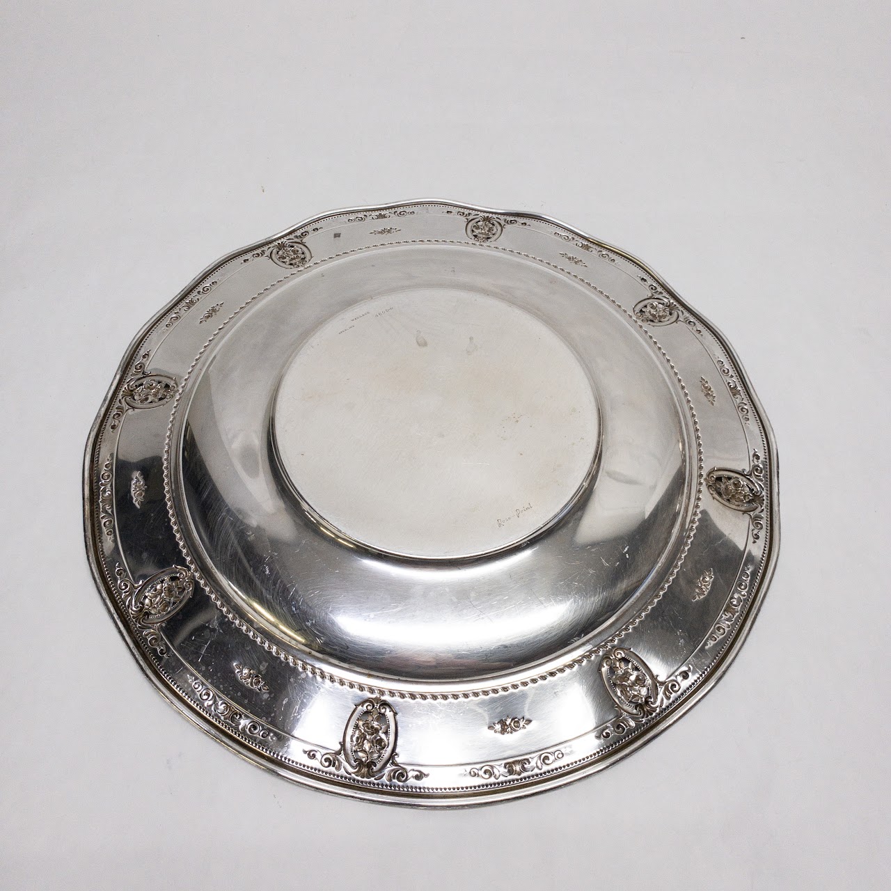 Sterling Silver Large Charger Plate