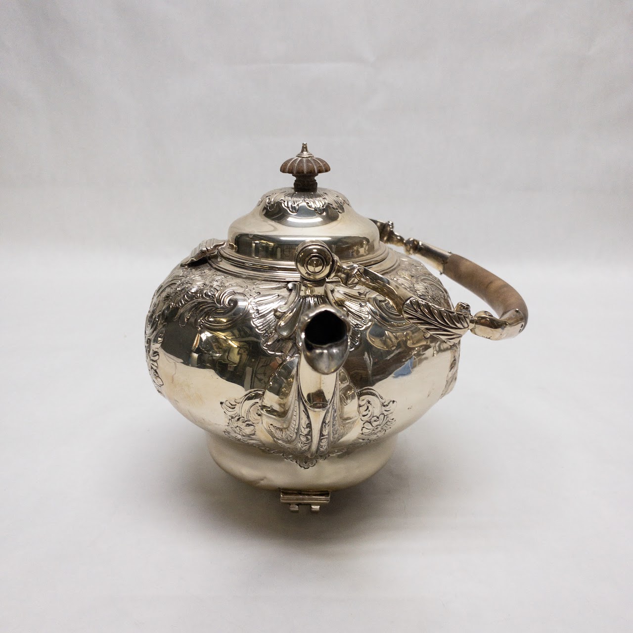 Sterling Silver Highly Decorated Teapot