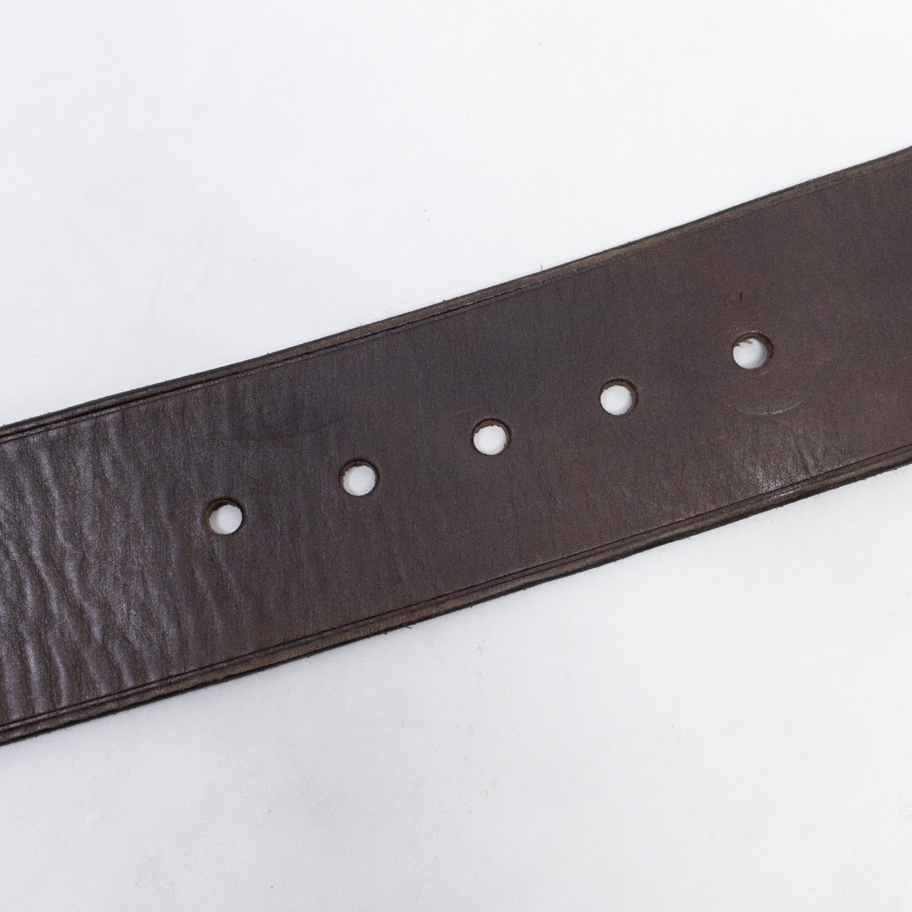 Prada Wide Leather Belt