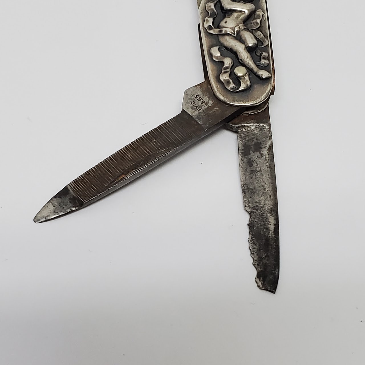 Sterling Silver Handled Vintage Pocket Knife