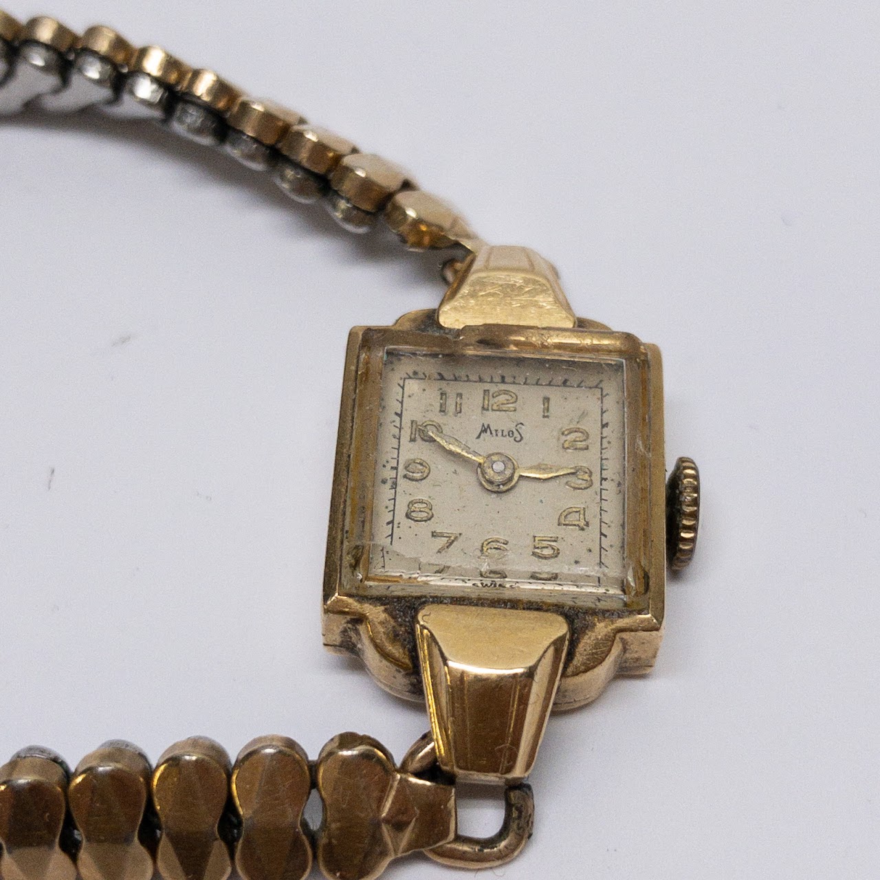 14K Gold Milos Vintage Wristwatch
