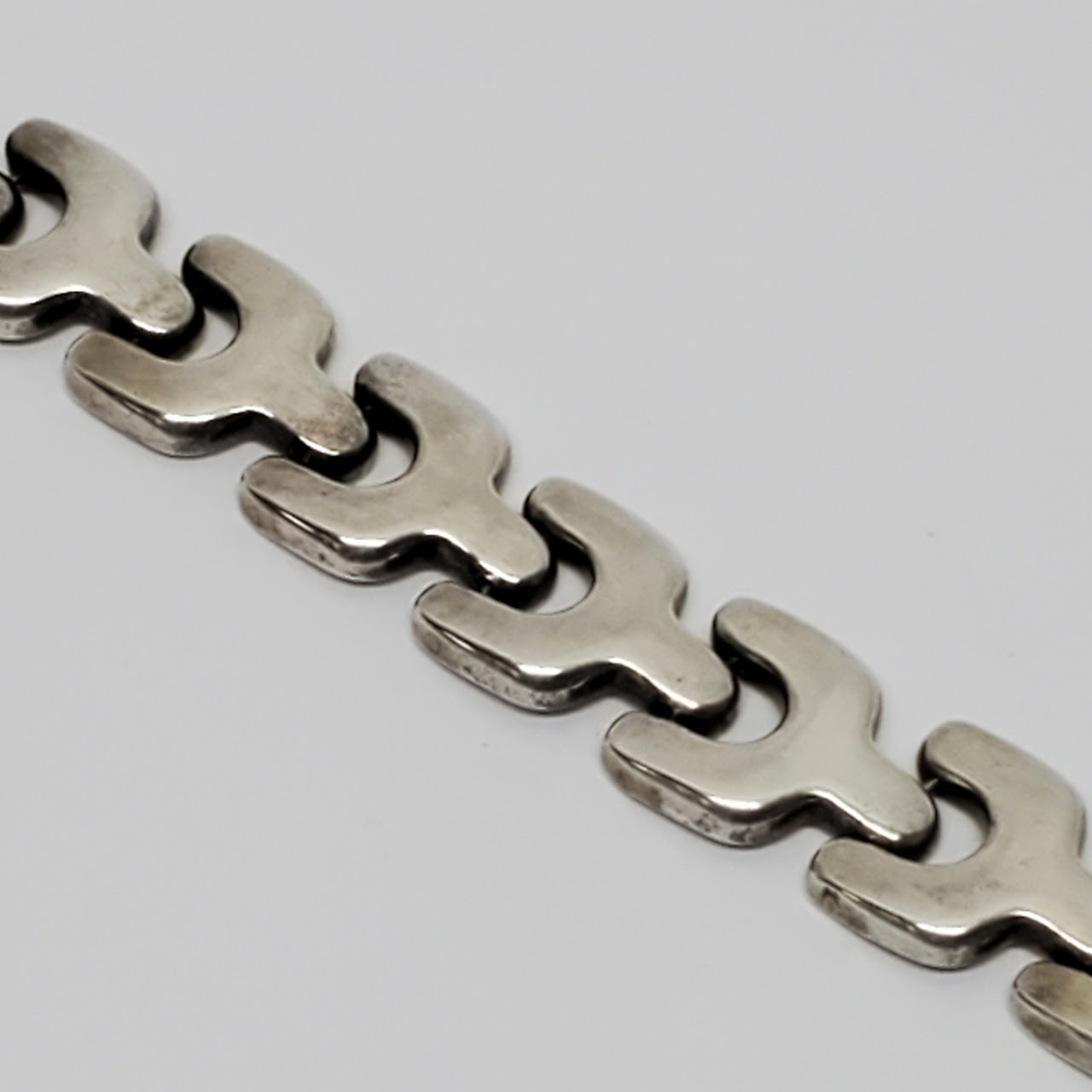Sterling Silver Y Link Bracelet