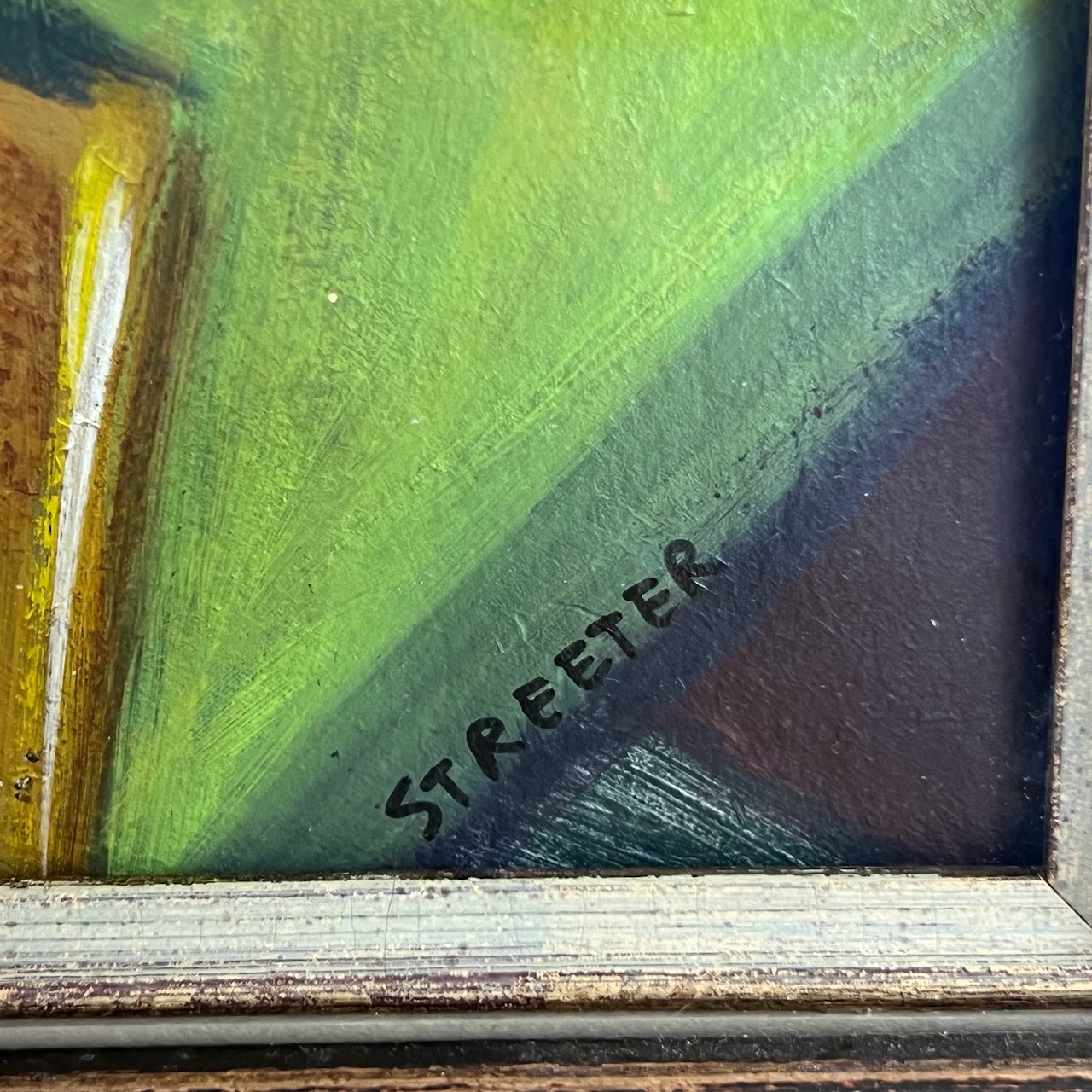 Streeter Signed Contemporary Acrylic Painting #2