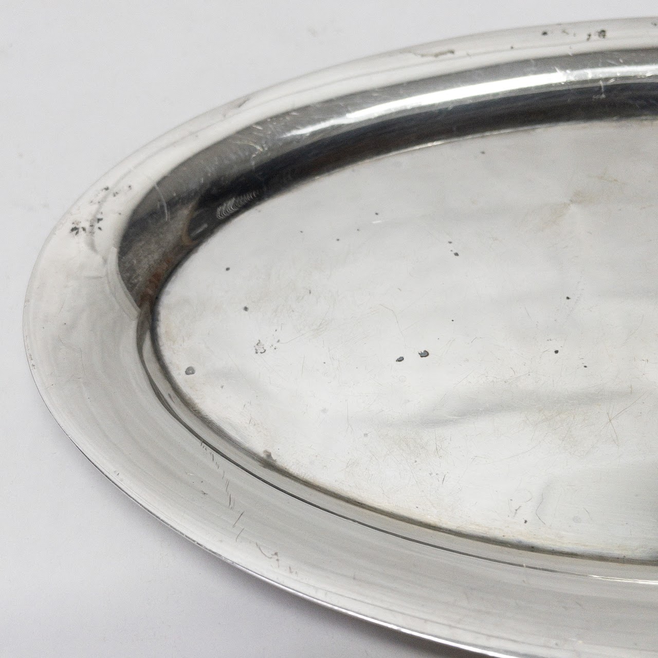 Sterling Silver Oval  Serving Tray