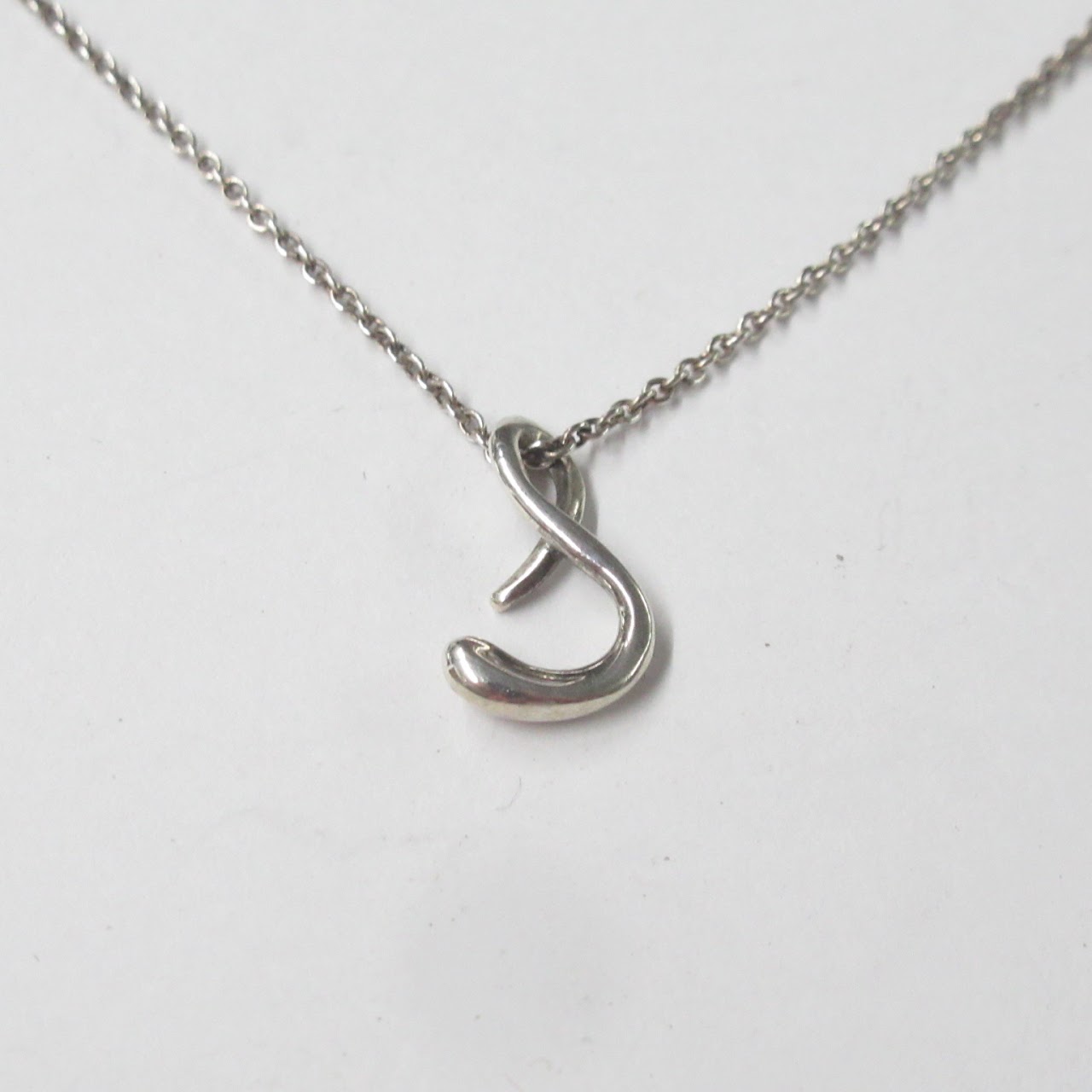 Tiffany & Co. Sterling Silver Elsa Peretti S Necklace