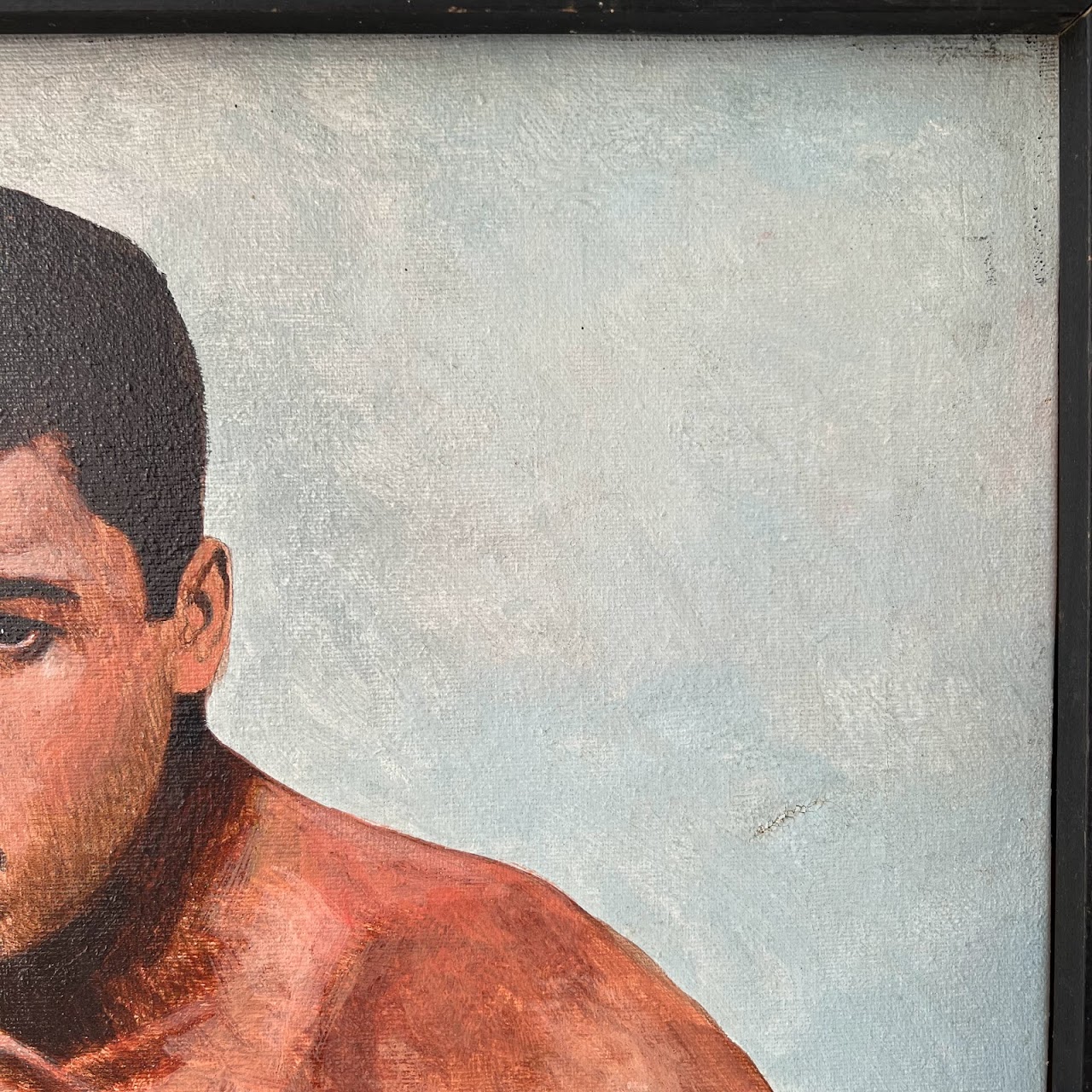 Muhammad Ali Oil Portrait Painting