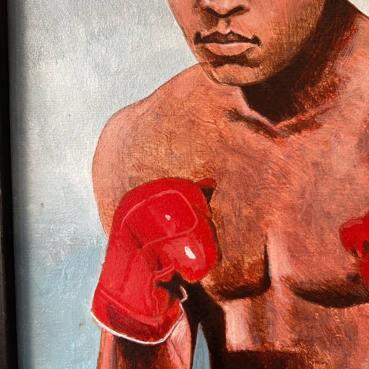 Muhammad Ali Oil Portrait Painting