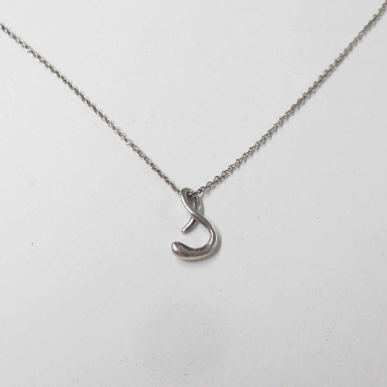 Tiffany & Co. Sterling Silver Elsa Peretti S Necklace