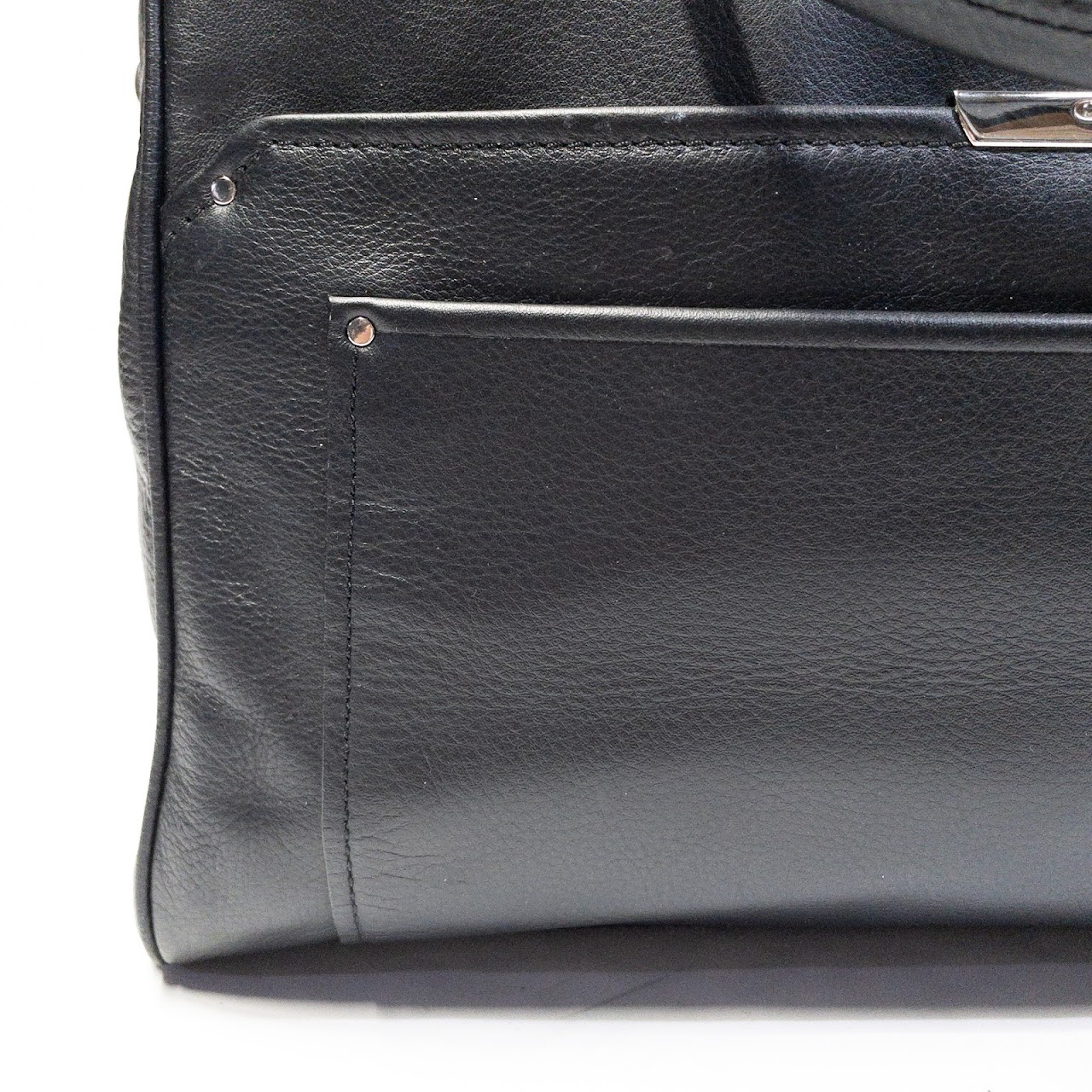 Coach Black Leather Satchel