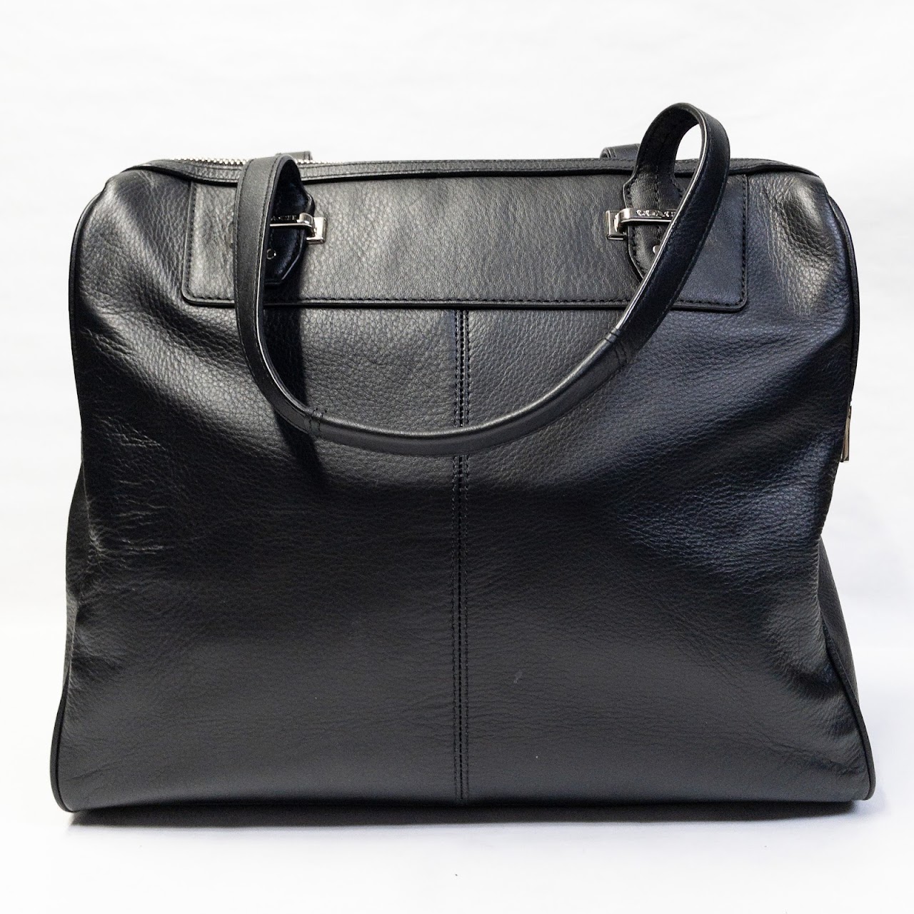 Coach Black Leather Satchel