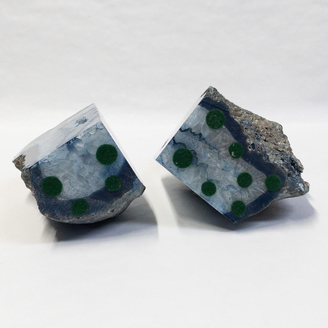 Agate Geode Bookends Pair