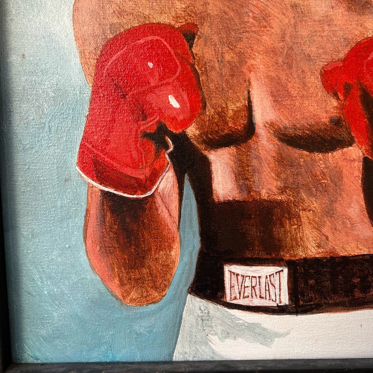 Muhammad Ali Oil Portrait Painting