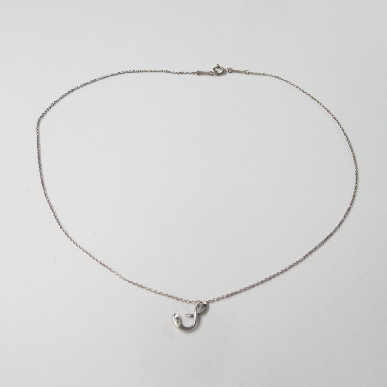 Tiffany & Co. Sterling Silver Elsa Peretti S Necklace