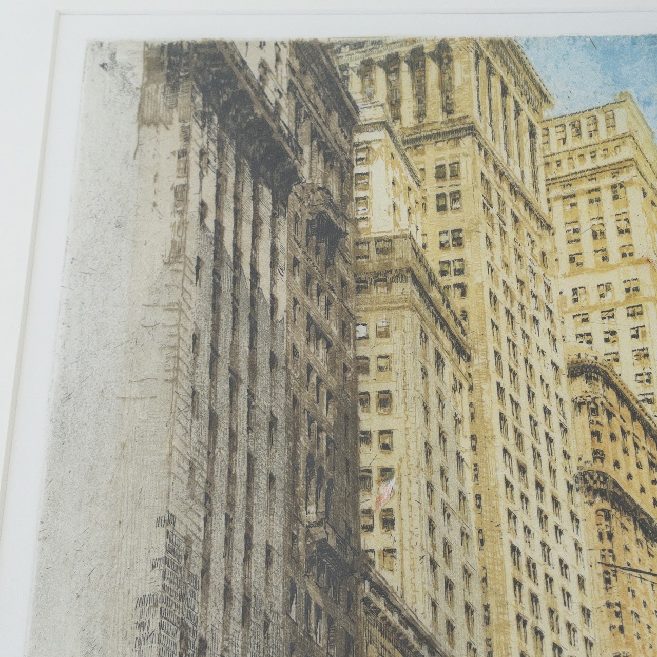 Tanna Kasimir-Hoernes Broad Street Aquatint Etching